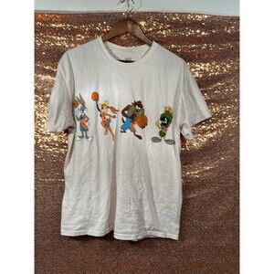 Looney tunes t shirt size large space jam